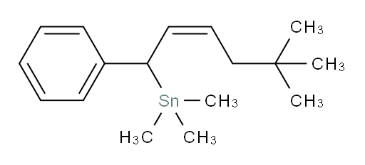 (Z)-(5,5-dimethyl-1-phenylhex-2-en-1-yl)trimethylstannane
