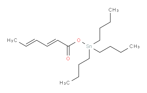 (2E,4E)-tributylstannyl hexa-2,4-dienoate