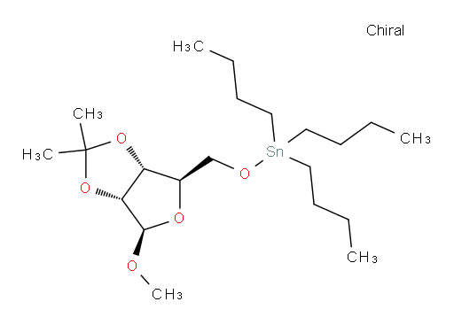 tributyl(((3aR,4R,6R,6aR)-6-methoxy-2,2-dimethyltetrahydrofuro[3,4-d][1,3]dioxol-4-yl)methoxy)stannane