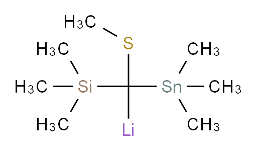 ((methylthio)(trimethylsilyl)(trimethylstannyl)methyl)lithium