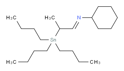 (E)-N-(2-(tributylstannyl)propylidene)cyclohexanamine