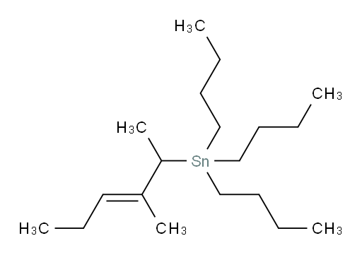 (E)-tributyl(3-methylhex-3-en-2-yl)stannane