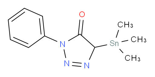 1-phenyl-4-(trimethylstannyl)-1H-1,2,3-triazol-5(4H)-one