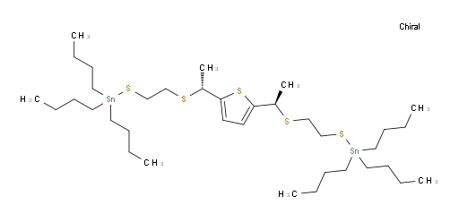 2,5-bis((R)-1-((2-((tributylstannyl)thio)ethyl)thio)ethyl)thiophene