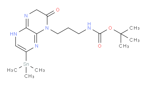 tert-butyl (3-(2-oxo-7-(trimethylstannyl)-2,3-dihydropyrazino[2,3-b]pyrazin-1(5H)-yl)propyl)carbamate