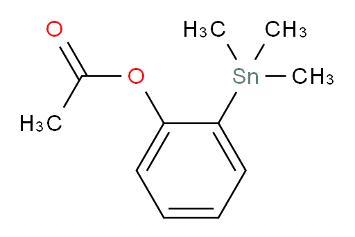 2-(trimethylstannyl)phenyl acetate