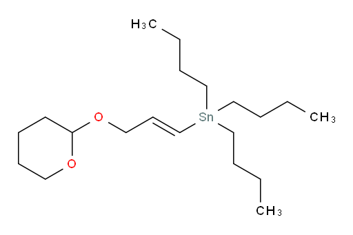 (E)-tributyl(3-((tetrahydro-2H-pyran-2-yl)oxy)prop-1-en-1-yl)stannane