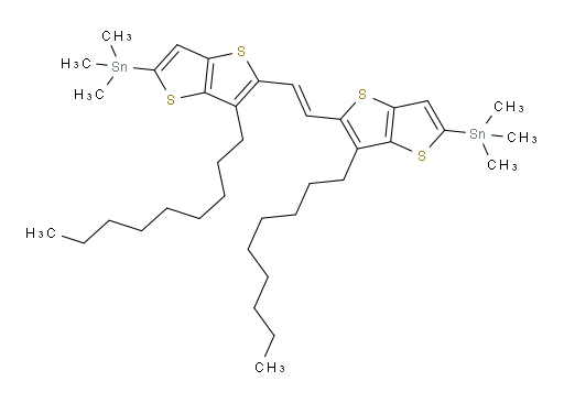 (E)-1,2-bis(3-nonyl-5-(trimethylstannyl)thieno[3,2-b]thiophen-2-yl)ethene