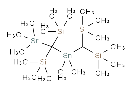 (((bis(trimethylsilyl)(trimethylstannyl)methyl)dimethylstannyl)methylene)bis(trimethylsilane)