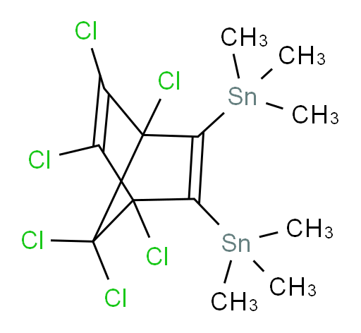 (全氯双环[2.2.1]庚-2,5-二烯-2,3-二基)双(三甲基锡烷)