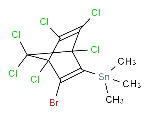(3-溴-1,4,5,6,7,7-六氯双环[2.2.1]庚-2,5-二烯-2-基)三甲基锡烷