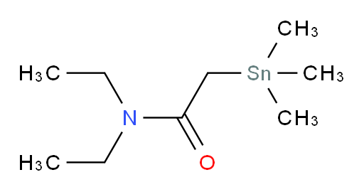 N,N-diethyl-2-(trimethylstannyl)acetamide