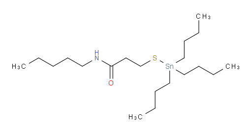 N-pentyl-3-((tributylstannyl)thio)propanamide