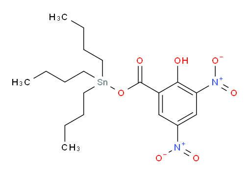 tributylstannyl 2-hydroxy-3,5-dinitrobenzoate