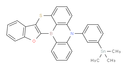 5-(3-(trimethylstannyl)phenyl)-5H-14-oxa-9-thia-5-aza-14b-borafluoreno[3,2,1-de]anthracene