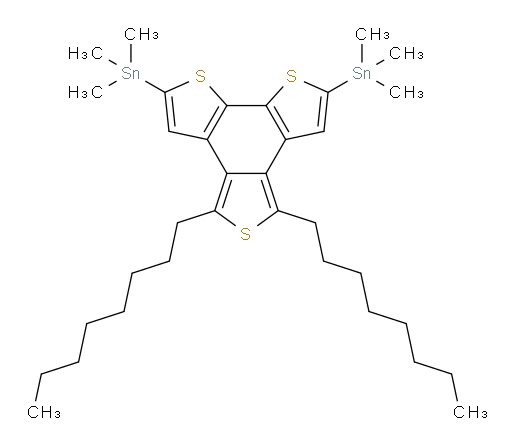 (4,6-二辛基苯并[1,2-b:6,5-b':3,4-c'']三噻吩-2,8-二基)双(三甲基锡烷)