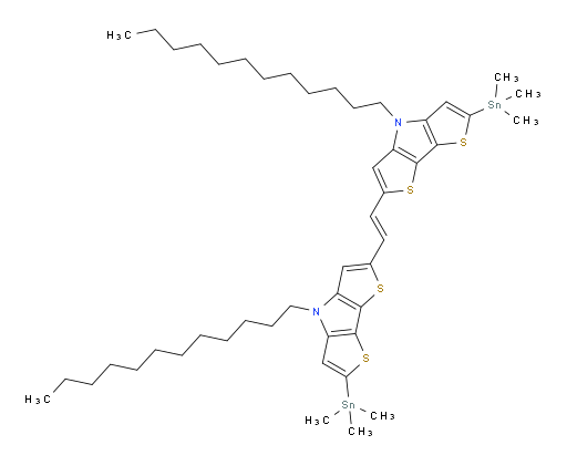 (E)-1,2-bis(4-dodecyl-6-(trimethylstannyl)-4H-dithieno[3,2-b:2',3'-d]pyrrol-2-yl)ethene