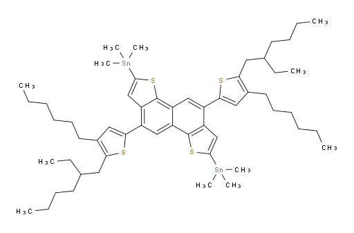 (5,10-bis(5-(2-ethylhexyl)-4-hexylthiophen-2-yl)naphtho[1,2-b:5,6-b']dithiophene-2,7-diyl)bis(trimethylstannane)