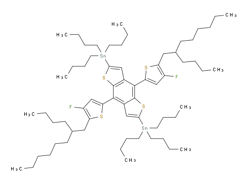 (4,8-bis(5-(2-butyloctyl)-4-fluorothiophen-2-yl)benzo[1,2-b:4,5-b']dithiophene-2,6-diyl)bis(tributylstannane)