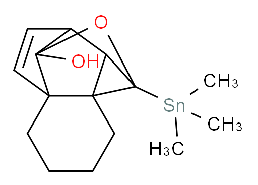 5-(trimethylstannyl)-3a,5,6,7,8,9-hexahydro-3H-3,5,5a-(epimethanetriyl)cyclopenta[c]isobenzofuran-3a-ol