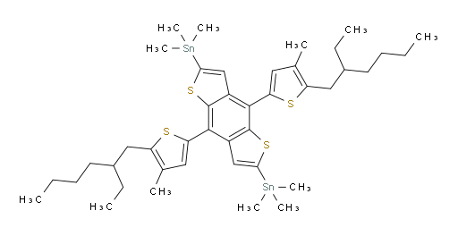(4,8-bis(5-(2-ethylhexyl)-4-methylthiophen-2-yl)benzo[1,2-b:4,5-b']dithiophene-2,6-diyl)bis(trimethylstannane)