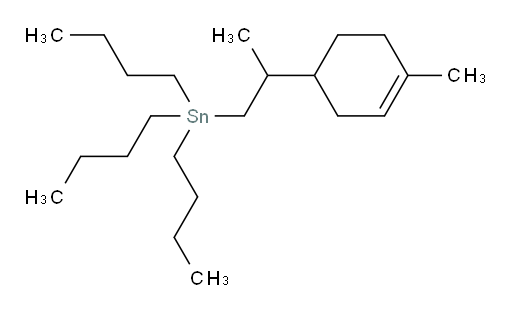 tributyl(2-(4-methylcyclohex-3-en-1-yl)propyl)stannane