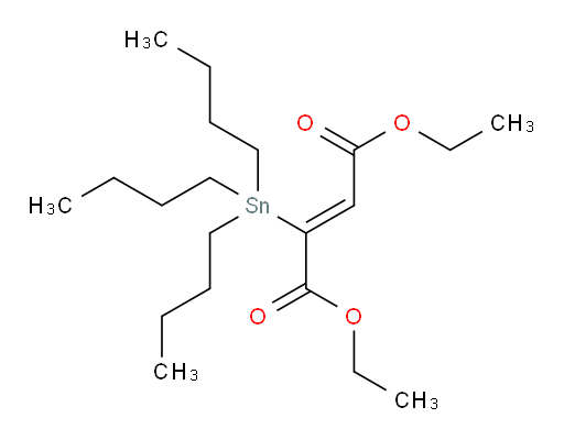 diethyl 2-(tributylstannyl)fumarate
