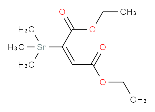 diethyl 2-(trimethylstannyl)maleate