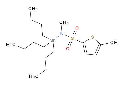 N,5-二甲基-N-(三丁基锡基)噻吩-2-磺酰胺