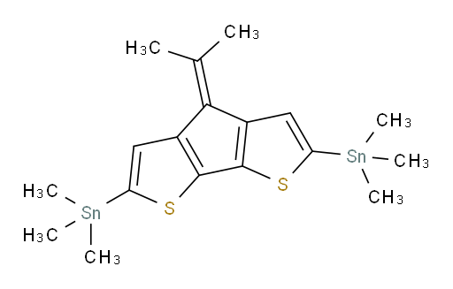 (4-(propan-2-ylidene)-4H-cyclopenta[1,2-b:5,4-b']dithiophene-2,6-diyl)bis(trimethylstannane)
