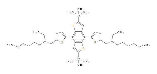 (4,8-双(5-(2-乙基辛基)噻吩-2-基)苯并[1,2-b:4,5-b']二噻吩-2,6-二基)双(三甲基锡烷)