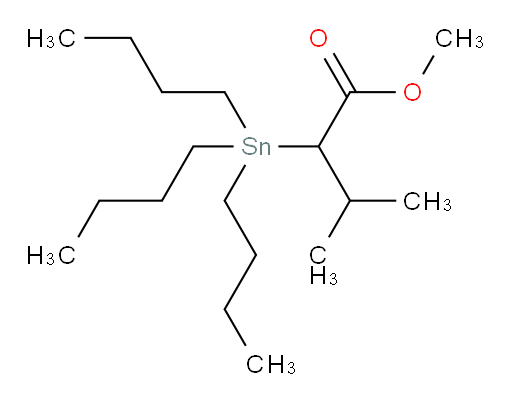 methyl 3-methyl-2-(tributylstannyl)butanoate
