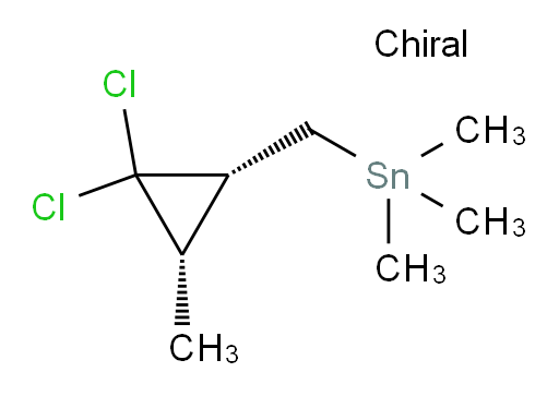 (((1R,3S)-2,2-dichloro-3-methylcyclopropyl)methyl)trimethylstannane
