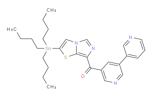 [3,3'-联吡啶]-5-基(2-(三丁基锡基)咪唑并[5,1-b]噻唑-7-基)甲酮