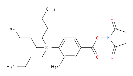 2,5-二氧代吡咯烷-1-基 3-甲基-4-(三丁基锡基)苯甲酸酯