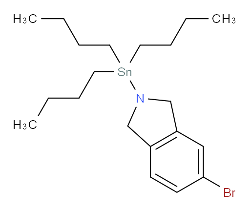 5-溴-2-(三丁基锡基)异吲哚啉