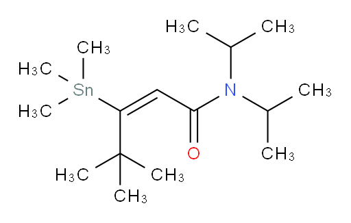 (E)-N,N-二异丙基-4,4-二甲基-3-(三甲基锡基)戊-2-烯酰胺