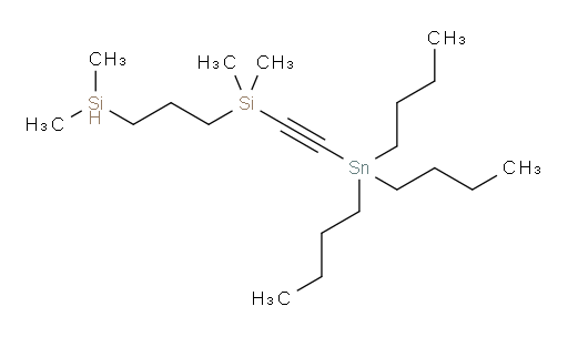 (3-(dimethylsilyl)propyl)dimethyl((tributylstannyl)ethynyl)silane