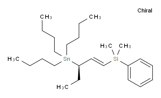 (R,E)-dimethyl(phenyl)(3-(tributylstannyl)pent-1-en-1-yl)silane