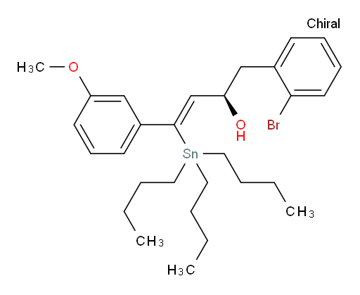 (R,Z)-1-(2-bromophenyl)-4-(3-methoxyphenyl)-4-(tributylstannyl)but-3-en-2-ol
