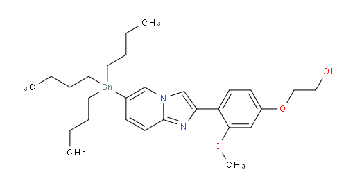2-(3-甲氧基-4-(6-(三丁基锡基)咪唑并[1,2-a]吡啶-2-基)苯氧基)乙醇
