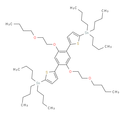 (5,5'-(2,5-bis(2-butoxyethoxy)-1,4-phenylene)bis(thiophene-5,2-diyl))bis(tributylstannane)