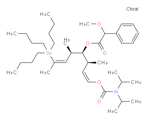 (1Z,3S,4S,5R,6Z)-1-((diisopropylcarbamoyl)oxy)-3,5-dimethyl-7-(tributylstannyl)octa-1,6-dien-4-yl 2-methoxy-2-phenylacetate