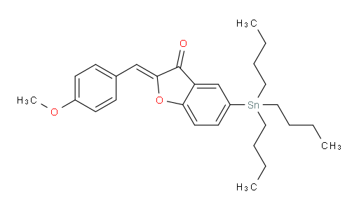 (Z)-2-(4-methoxybenzylidene)-5-(tributylstannyl)benzofuran-3(2H)-one