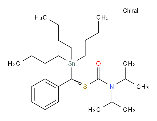 (S)-S-(phenyl(tributylstannyl)methyl) diisopropylcarbamothioate