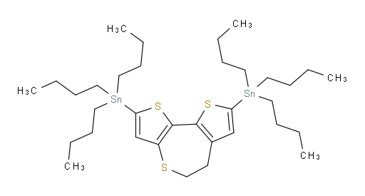 (5,6-二氢二噻吩并[3,2-b:2',3'-d]硫杂环庚烷e-2,8-二基)双(三丁基锡烷)