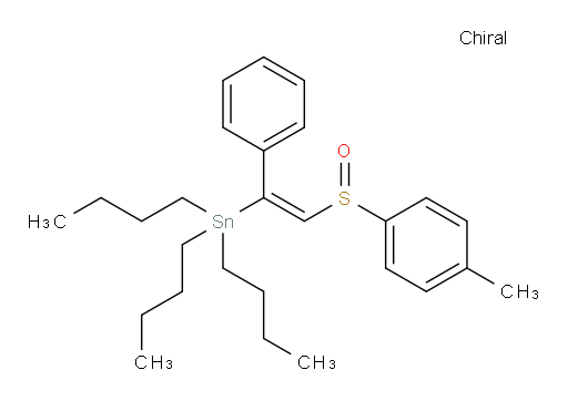 (R,E)-tributyl(1-phenyl-2-(p-tolylsulfinyl)vinyl)stannane