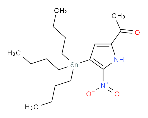 1-(5-nitro-4-(tributylstannyl)-1H-pyrrol-2-yl)ethanone