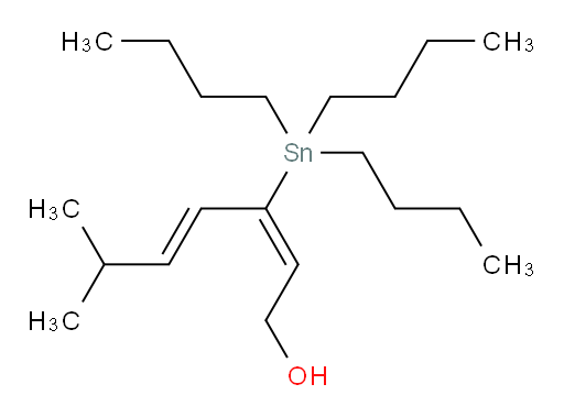 (2E,4E)-6-methyl-3-(tributylstannyl)hepta-2,4-dien-1-ol
