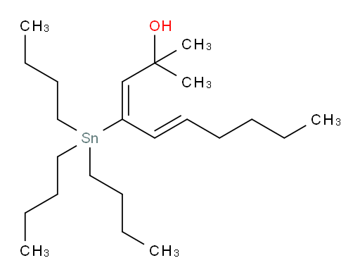 (3E,5E)-2-methyl-4-(tributylstannyl)deca-3,5-dien-2-ol